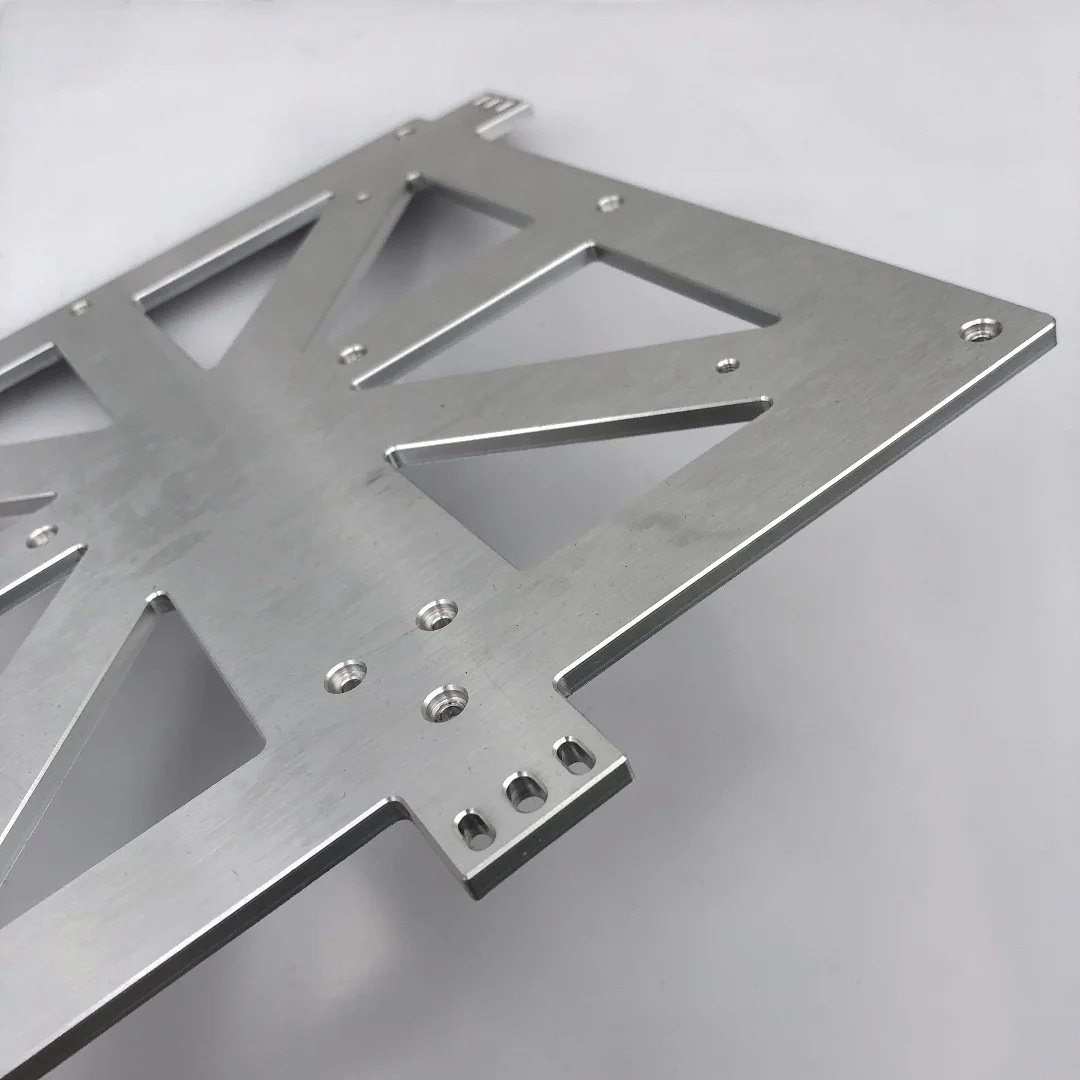 Funssor Anycubic Kobra S1/S1C 3D-Drucker, 5 mm Dicke, Aluminiumlegierung, CNC-Bettwagen-Rohstoff Image