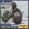 Marshall Monitor III Cuffie Bluetooth wireless Cancellazione del rumore Auricolari pieghevoli per bassi Cuffie per musica rock classica
