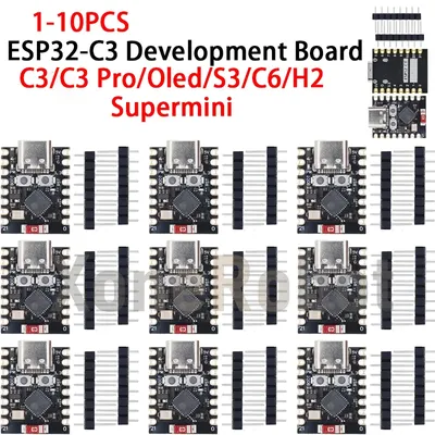 1/5/10PCS ESP32-C3 ESP32-S3 ESP32-H2 ESP32-C6 Entwicklung Bord ESP32 SuperMini Entwicklung Bord WiFi Bluetooth für Arduino Image