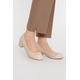 Good For The Sole Womens : Talia Comfort Block Heel Ballet Pumps - Pink - Size UK 8 | Good For The Sole Sale | Discount Designer Brands