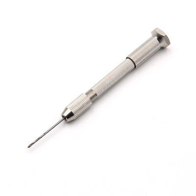 0.5-3mm Small Round Head Twist Drill Mini Micro Hand Drill Woodworking Drilling Tools Manual Twist Drill Bit Hand Tool Kit