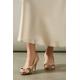 Good For The Sole Womens : Wide Fit Honey Peep Toe Court Shoes - Gold - Size 3 Wide Fit (UK Shoe) | Good For The Sole Sale | Discount Designer Brands