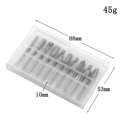 10PCS Router Bits Set 1/8 Inch 3mm Mini Shank High Speed Steel Drill Bits Files Rotary For Woodden Cutter Tools