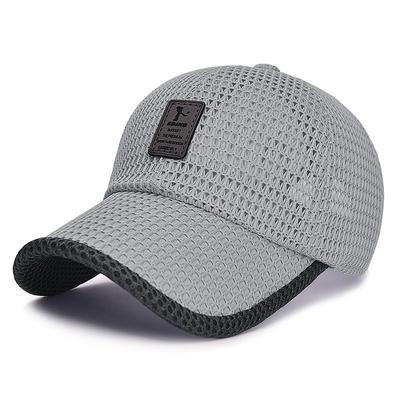 Men's Baseball Cap Unisex Trucker Hat Summer Breathable Full Mesh Hat Black Navy Blue Fitness Letter Ultraviolet Resistant Outdoor Sports