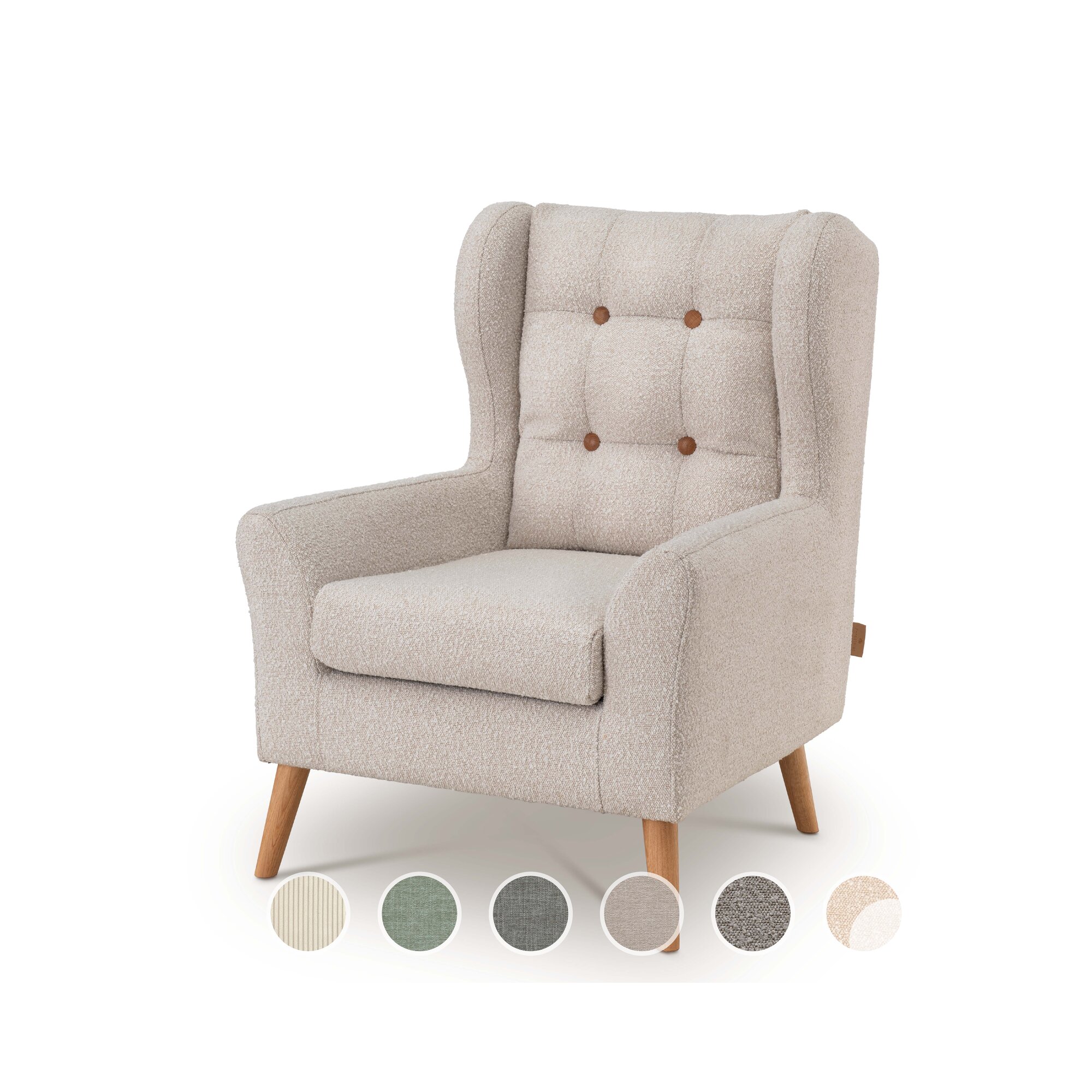 Forestales »Lyon« Sessel Lincoln 03 Creme