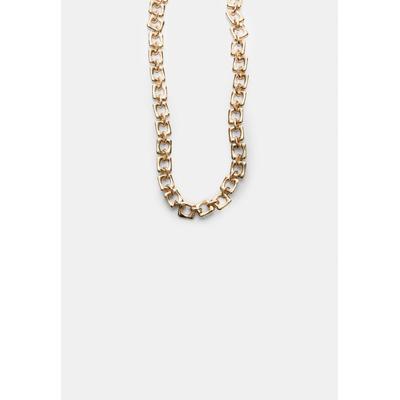 Stradivarius Square chain link chain Gold OS