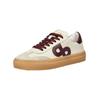 Sneaker PAVEMENT "Pavement Sneaker Leder", Damen, Gr. 39, rot (bordeaux), Leder, casual, Schuhe