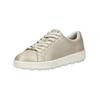 Sneaker GEOX "Geox Sneaker Leder", Damen, Gr. 40, beige (sand), Leder, casual, Schuhe