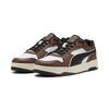 Sneaker PUMA "RBD BREAK LOW", Gr. 47, puma weiß, puma schwarz, flat bronze, Leder, mehrfarbig, sportlich, Schuhe