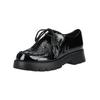 Schnürschuh HÖGL "Högl Halbschuhe Leder", Damen, Gr. 37,5, schwarz (schwarz lack), Leder, casual, Schuhe