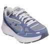 Sneaker SKECHERS "EDGERIDE", Damen, Gr. 35, blau (graublau), Lederimitat, Mesh, sportlich, Schuhe, Chunky Sneaker, Schnürschuh mit Plateau Sohle