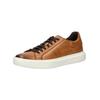 Sneaker GEOX "Geox Sneaker Leder/Textil", Herren, Gr. 41, braun (hellbraun), Leder, Textil, casual, Schuhe