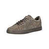 Sneaker GEOX "Geox Sneaker Leder/Textil", Herren, Gr. 45, grau (taupe), Leder, Textil, casual, Schuhe