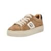 Sneaker TAMARIS "Tamaris Sneaker Leder/Textil", Damen, Gr. 40, braun (camel), Leder, Textil, casual, Schuhe