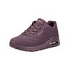 Sneaker SKECHERS "Skechers Sneaker Lederimitat", Damen, Gr. 40, rot (weinrot), Lederimitat, casual, Schuhe