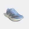 Laufschuh ADIDAS PERFORMANCE "ADIZERO EVO SL", Gr. 41, glow blau, silber metallic, cloud weiß, Synthetik, Textil, sportlich, Schuhe, angelehnt an das Design vom Adios Pro Evo