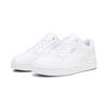 Sneaker PUMA "CAVEN 2.0 JR", Kinder, Gr. 38,5, schwarz-weiß (puma weiß, puma silber, puma schwarz), Synthetik, sportlich, Schuhe