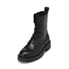 Stiefelette MARC O'POLO "mit Innenzipper", Damen, Gr. 40, schwarz, Obermaterial: 100% Leder (Rind), unifarben, Schuhe