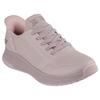 Slip-On Sneaker SKECHERS "BOBS SQUAD 4", Damen, Gr. 41, rosa, Lederimitat, sportlich, Schuhe, Slipper, Freizeitschuh mit Slip-ins zum Schlupfen