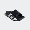 Badesandale ADIDAS SPORTSWEAR "LIGHTBLAZE ADILETTE", Gr. 42, schwarz-weiß (core schwarz, cloud weiß, cloud weiß), Synthetik, sportlich, Schuhe