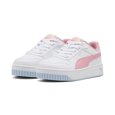 Sneaker PUMA "Carina Street Sneakers Mädchen", Kinder, Gr. 31, weiß pinkscape silber pink metallic, Obermaterial: Synthetik; Futter: Textil; Innensohle: Textil; Laufsohle: Gummi, Schuhe Image