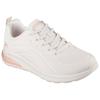 Sneaker SKECHERS "BOBS VISION AIR", Damen, Gr. 36, beige (natur), Lederimitat, casual, Schuhe, Trainingsschuh, Freizeitschuh, Schnürschuh mit Memory Foam