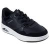 Sneaker SKECHERS "UNO CTL", Damen, Gr. 38, schwarz, Veloursleder, Lederimitat, casual, Schuhe, Retro Sneaker, Schnürschuh mit Materialmix