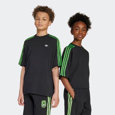 T-Shirt ADIDAS ORIGINALS "TEE", Kinder, Gr. 134, schwarz, Obermaterial: 100% Baumwolle, sportlich, Rundhals, Shirts Image