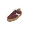 Sneaker MARC O'POLO "aus softem Veloursleder", Damen, Gr. 40, schwarz aubergine rot, silber blau, Obermaterial: 100% Leder (Rind), unifarben, Schuhe