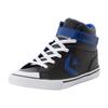 Sneaker CONVERSE "PRO BLAZE STRAP LEATHER", Gr. 36, schwarz, blau, weiß, Leder, sportlich, Schuhe