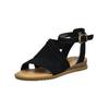 Schaftsandalette BLOWFISH "Blowfish Sandalen Lederimitat", Damen, Gr. 40, schwarz, Lederimitat, casual, Schuhe
