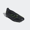 Fußballschuh ADIDAS PERFORMANCE "PREDATOR LEAGUE LACELESS FIRM/MULTI-GROUND", Gr. 47, schwarz (core schwarz, carbon, lucid lemon), Synthetik, Textil, sportlich, Schuhe, geeignet für Rasen- und Kunstrasenplätze