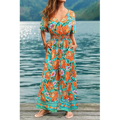 Feel the Flow Floral Jumpsuit