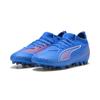 Fußballschuh PUMA "ULTRA 6 MATCH MG Fußballschuhe Jugendliche", Kinder, Gr. 31, ultra blau weiß glowing rot, Obermaterial: Synthetik, Textil; Futter: Synthetik, Textil; Innensohle: Textil; Laufsohle: Synthetik, Schuhe