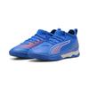 Fußballschuh PUMA "ULTRA 6 MATCH Mid Futsalschuhe Jugendliche", Kinder, Gr. 35, ultra blau weiß glowing rot, Obermaterial: Synthetik, Textil; Futter: Synthetik, Textil; Innensohle: Textil; Laufsohle: Gummi, Schuhe