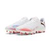 Fußballschuh PUMA "FUTURE 8 PLAY FG/AG Fußballschuhe Damen", Gr. 39, weiß schwarz glowing rot, Obermaterial: Synthetik; Futter: Textil; Innensohle: Textil; Laufsohle: Synthetik, Schuhe