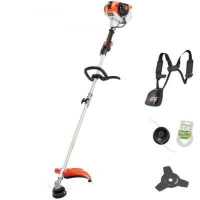 White Gas String Trimmer 25.4CC 2-in-1 Brush Cutter, 1HP Power - 72.83 x 14.96 x 9.45 in