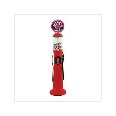 Roadside Relics American Gas Retro Gas Pump Replica Tall Gravity Feed Gumball Machine