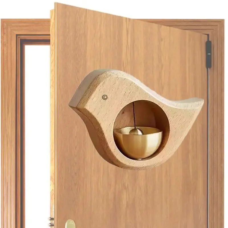 Windspiel, Landschaftsglocke, Holztür für Zuhause, Glocke, japanisches Windspiel, vordere Türklingel, Landschaftsglocke, Windspiel, Erinnerungsglocke Image
