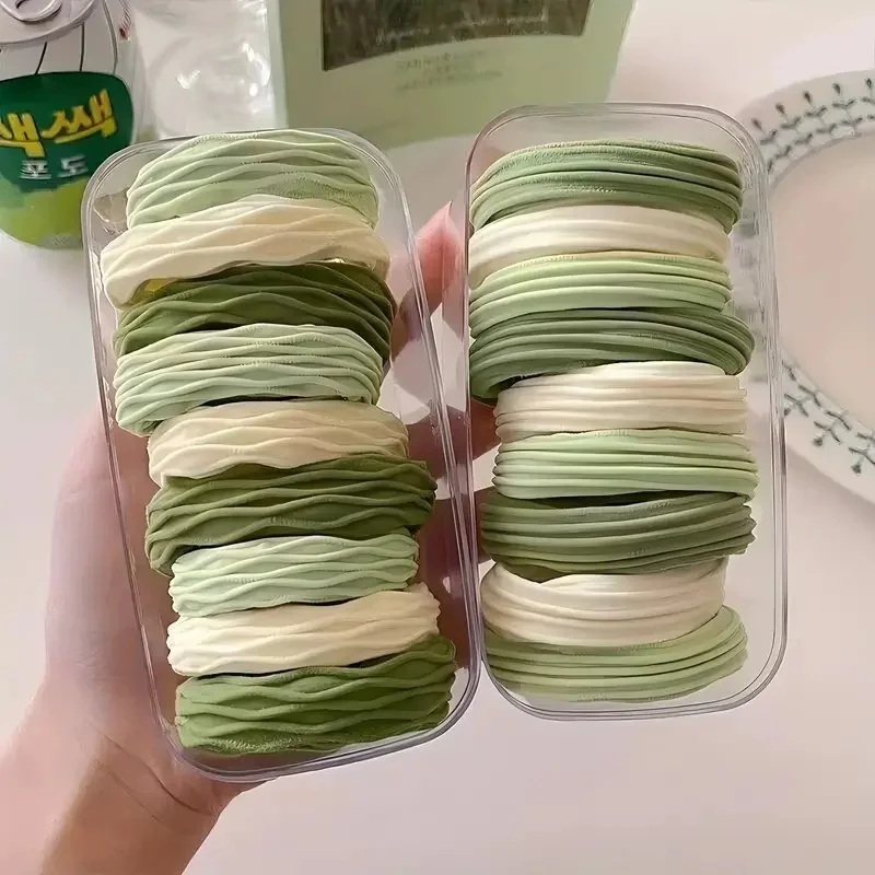 20 Stück hochelastische Haargummis für Frauen, minimalistische Haarbänder, weiche, dehnbare Pferdeschwanzhalter, alltägliche elastische Haar-Accessoires Image