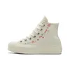Converse Chuck Taylor All-Star Stoffschuhe für Herren und Damen, höhenvergrößernde, langlebige Retro-Sportschuhe für den Außenbereich, Freizeitschuhe