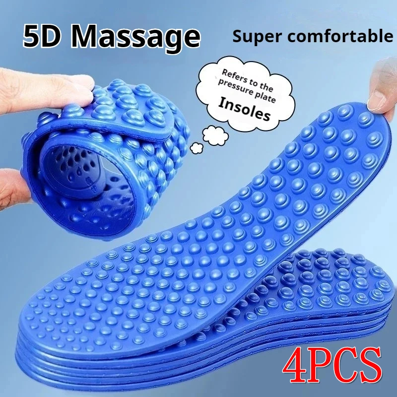 1 paar/2 Paar NEUE Finger Druck Bord Massage Einlegesohle Entlasten Fuß Müdigkeit Schuhe Einlegesohlen Männer Frau Schuh Pads weiche Sport Einlegesohlen
