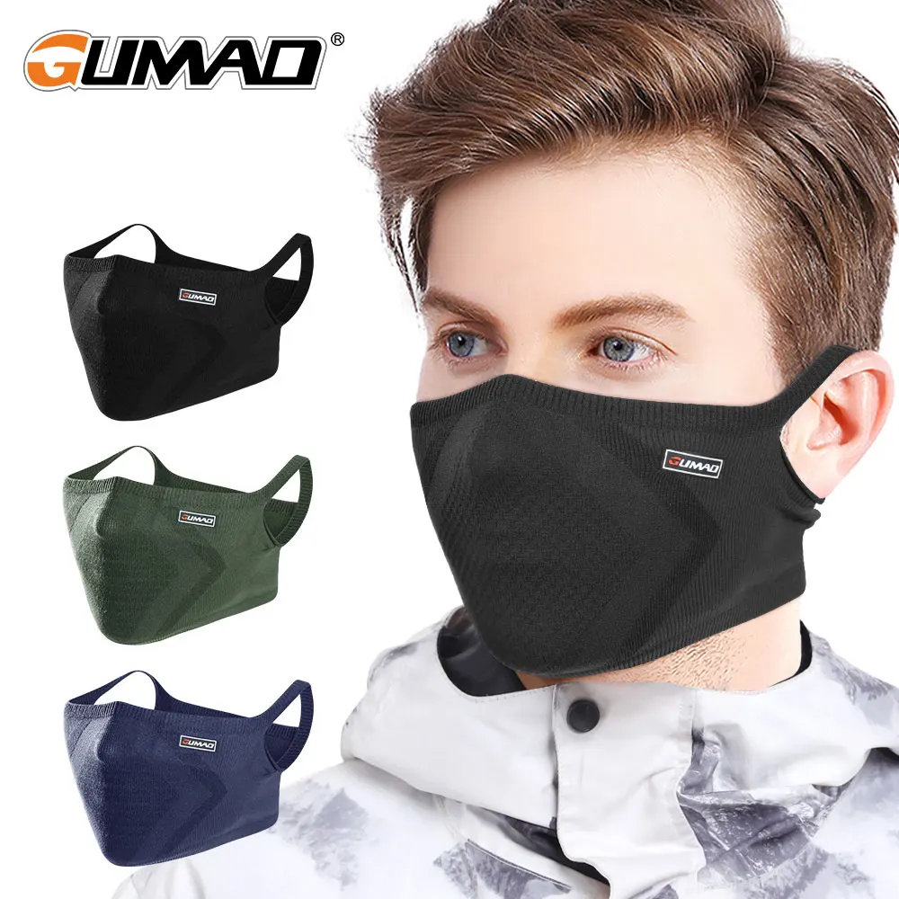 2-teiliges atmungsaktives Bandana mit hängendem Ohr, waschbarer Halswärmer, Schal, Outdoor-Sport, Laufen, Wandern, Radfahren, winddicht, wiederverwendbare Masken Image