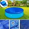 2025 couvertures de piscine rondes solaires piscines au-dessus du sol protecteur de couverture de piscine anti-poussière avec cordon pour piscines gonflables rondes