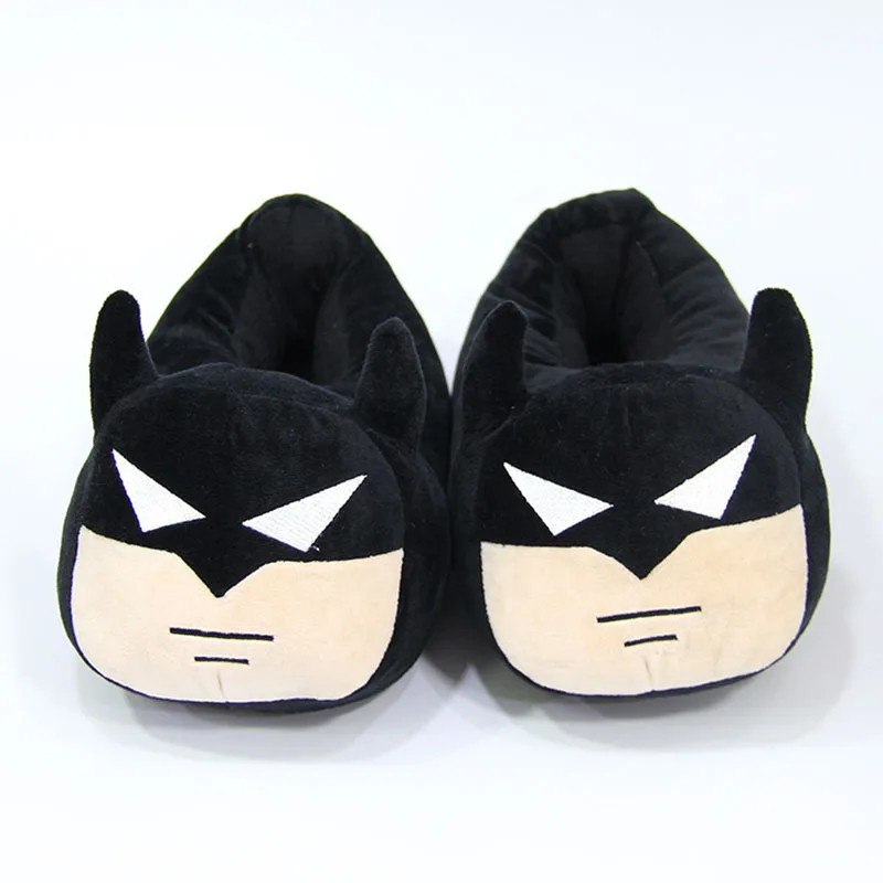 28cm Cartoon Schuhe Batman Hausschuhe Anime Figur Cosplay Winter Warme Schuhe Erwachsene Innen Boden Homewear Schuhe Party Geschenk