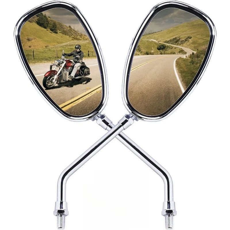 2 Teile/para Motorrad Rückspiegel Electrombile Roller E-Bike Rückspiegel 10mm Für Honda Shadow Ace Spirit Magna VT750 Image