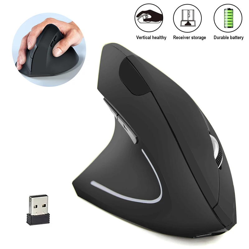 Vertikale Maus Ergonomische Maus USB 2,4 GHz Drahtlose Maus Dual Modus Bluetooth Mäuse 1600 DPI Stille Maus Für PC Laptops Desktop