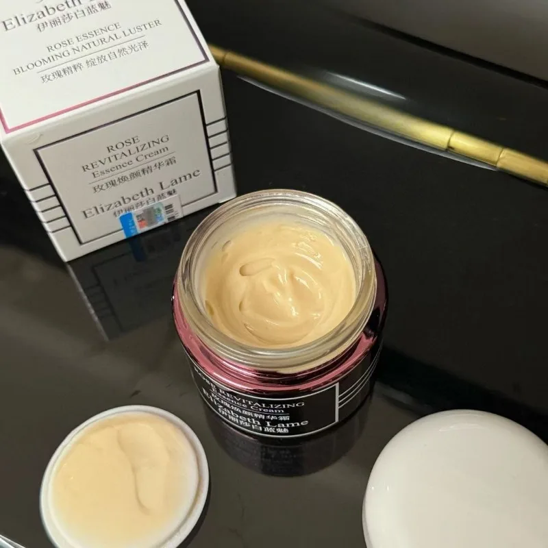 Rose Revitalizing Essence Cream, feuchtigkeitsspendende, feuchtigkeitsspendende Gesichtscreme, nährende, aufhellende Hautpflegeprodukte Image
