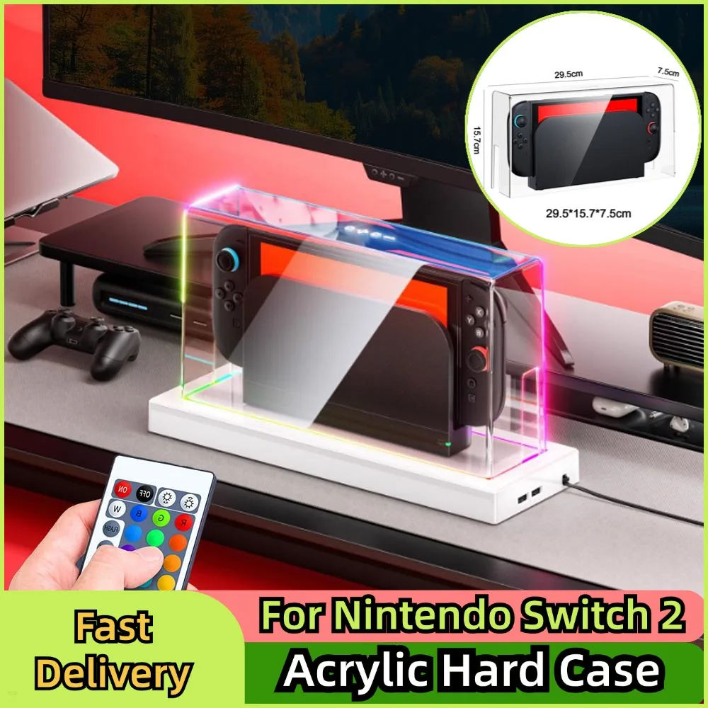 Für Nintendo Switch 2 Acryl Hard Case Anti-staub Wasserdichte Schutzhülle Für Nintendo Switch 2 Spielkonsole Zubehör Image