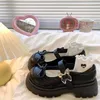 Japanischer Stil, Lolita-Damenpumps, Damenschuhe mit Schleife, runder Zehenbereich, Plateau, mittlere Absätze, Gothic, Mary Jane, stilvoll, neueste Größe 39